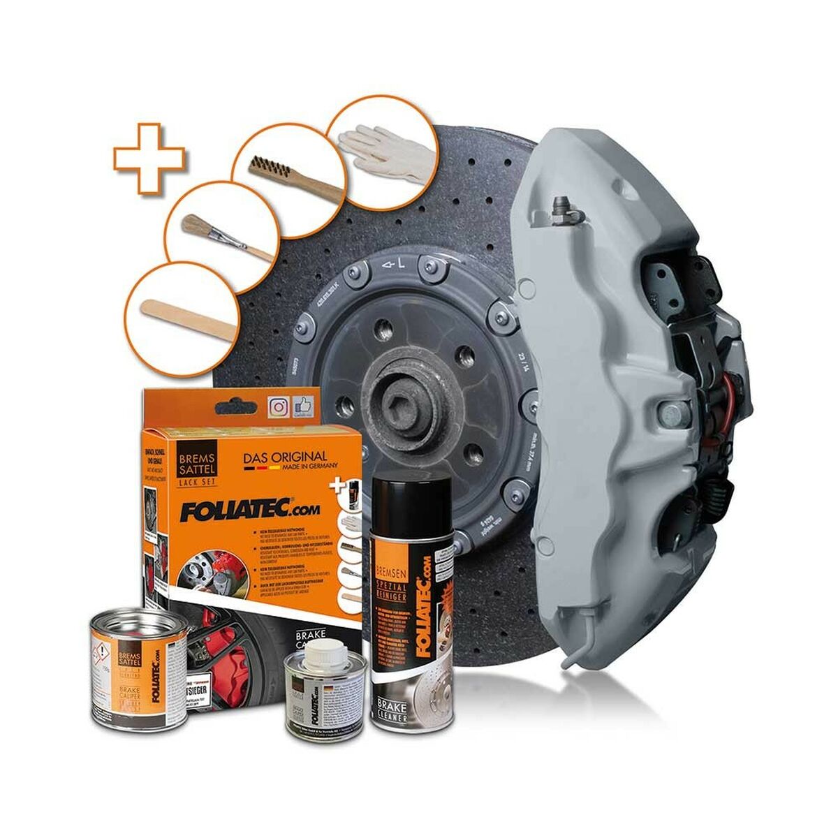 Verfset Foliatec FO2156 Grijs